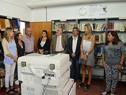 LA BIBLIOTECA ERNESTO SÁBATO RECIBIÓ UNA FOTOCOPIADORA DE ÚLTIMA GENERACIÓN 